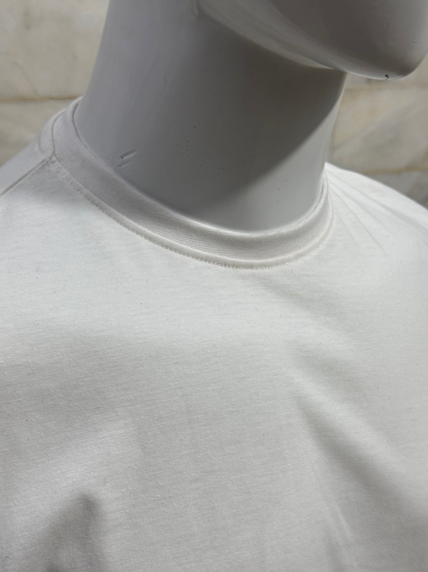 White Drop Shoulder
