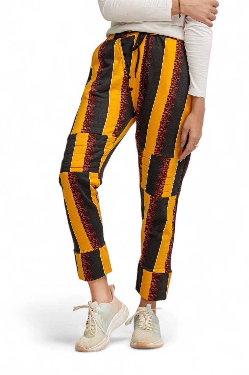 Premium Quality Double Shade Printed Trouser