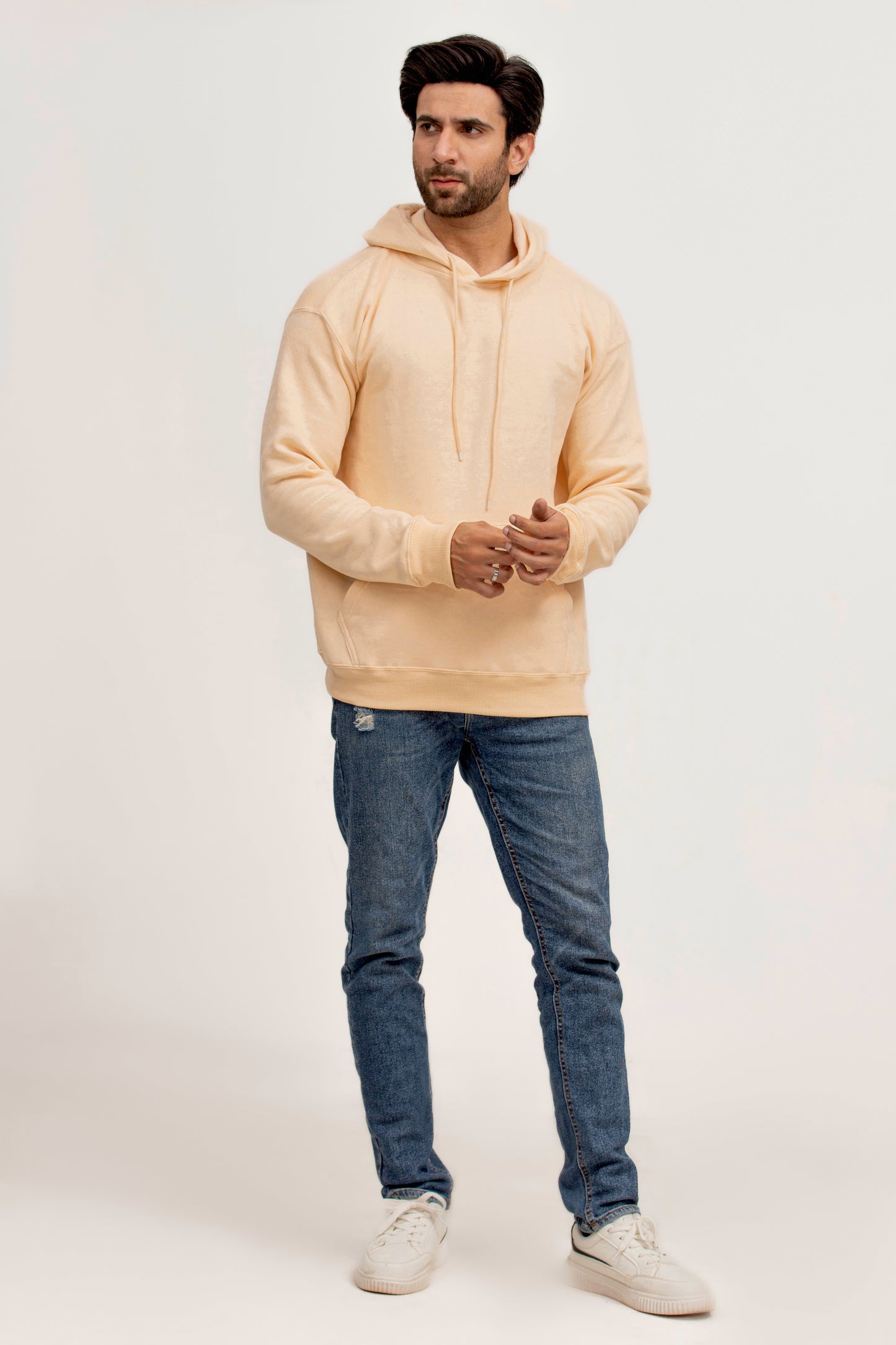 Cream Hoodie