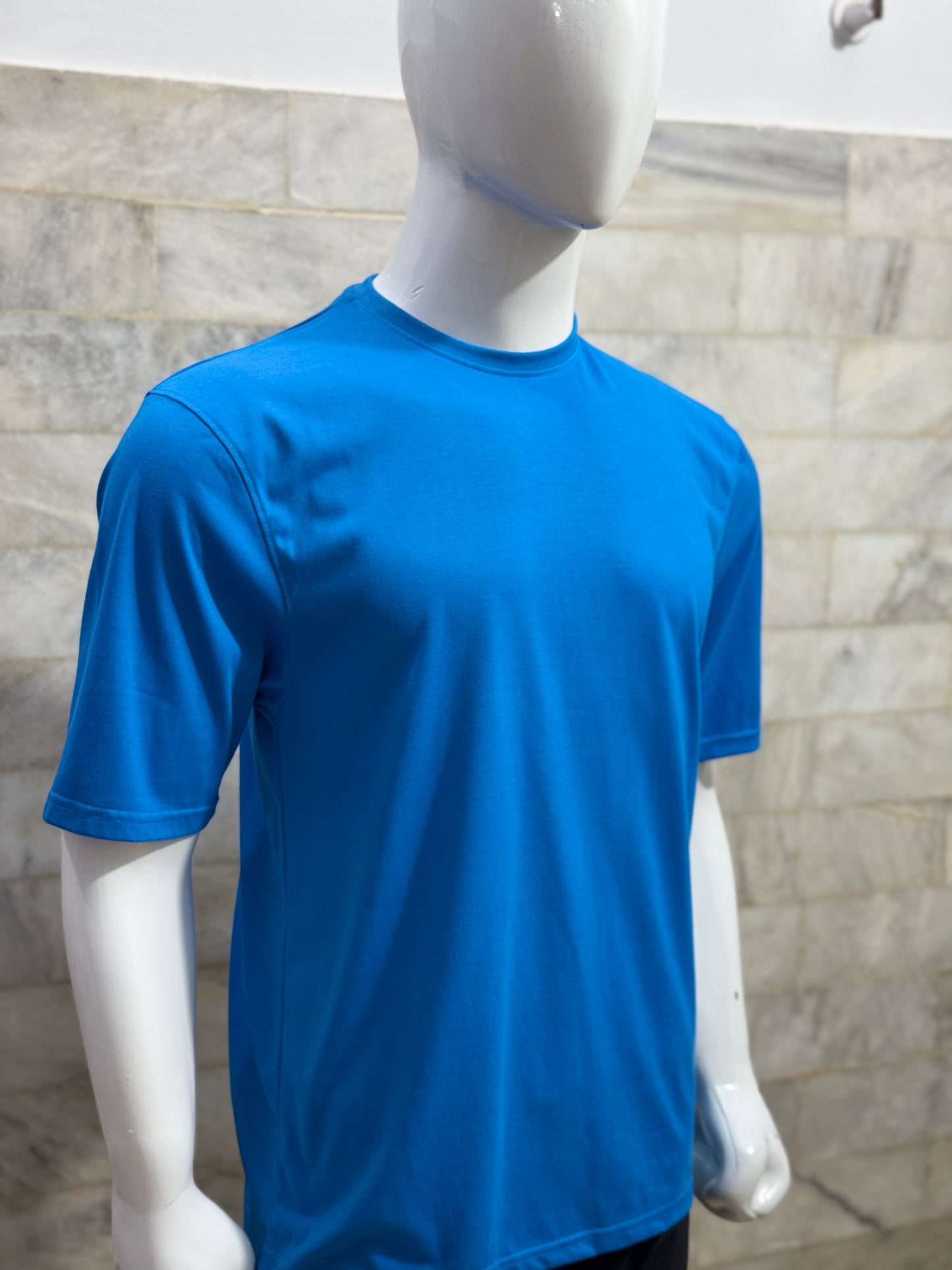 Blue Drop Shoulder