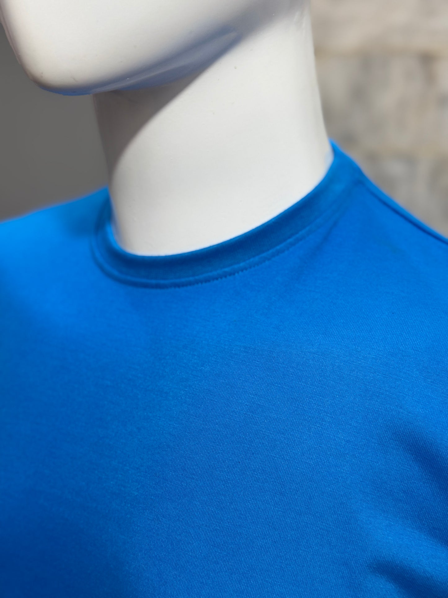 Blue Drop Shoulder