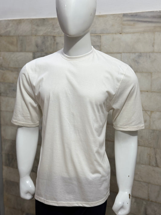 White Drop Shoulder